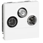 LEGRAND - TV/Radio/SAT-Einzeldose, Farbe: weiß