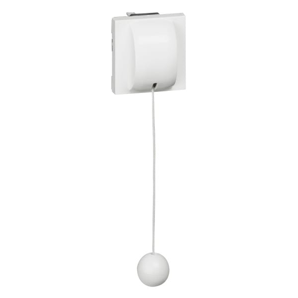 LEGRAND - Mosaic Zugtaster Wechselkontakt 2-modulig  Farbe: Ultraweiß