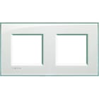 BTICINO - Abdeckrahmen LIVINGLIGHT: 2-fach, 2 + 2 Module, Farbe: Aquamarin