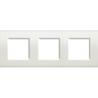 BTICINO - Abdeckrahmen LIVINGLIGHT: 3-fach, 2 + 2 + 2 Module, Farbe: Weiß