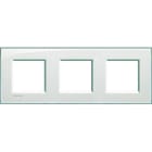 BTICINO - Abdeckrahmen LIVINGLIGHT: 3-fach, 2 + 2 + 2 Module, Farbe: Aquamarin