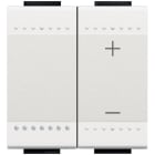BTICINO - Tastdimmer 600Va Rl 2-Modulig Weiss