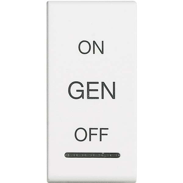 BTICINO - Wippe ''On-Gen-Off'' 1-Modulig Weiss