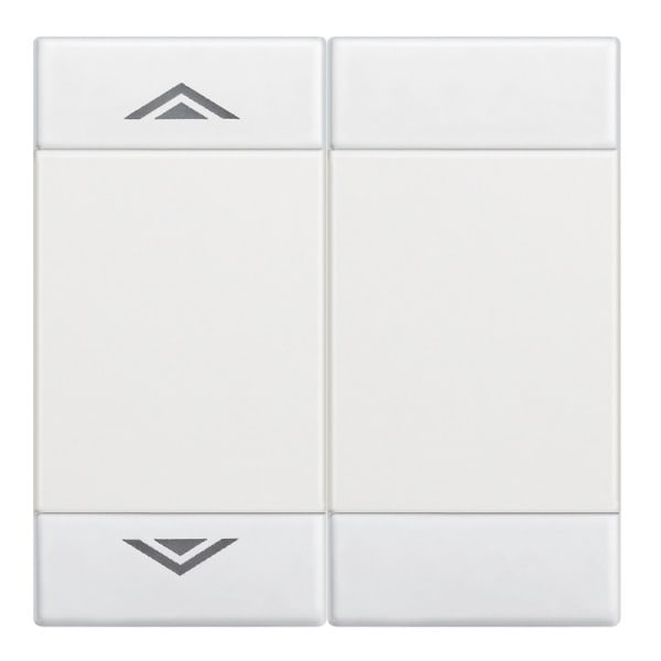 BTICINO - MyHOME-Wippe mit Symbol ''Auf/Ab'' für LIVINGLIGHT, 2-modulig, Farbe: Weiß