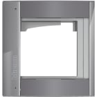 BTICINO - Abdeckrahmen + Modulträger 1 Modul, Türstation SFERA Aluminium, Farbe: Allstreet