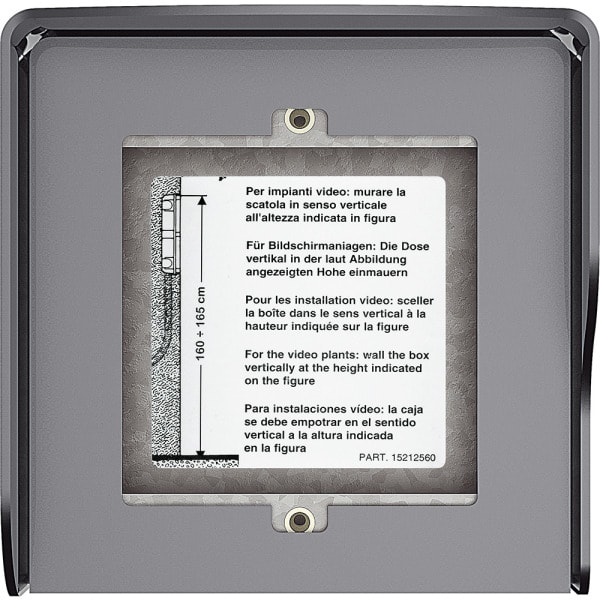 BTICINO - 1-moduliger Aufputzkasten, 1-reihig, Farbe: Allstreet