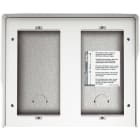 BTICINO - 4-moduliger Aufputzkasten, 2-reihig, Farbe: Allwhite