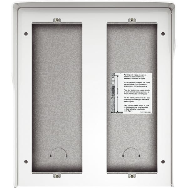 BTICINO - 6-moduliger Aufputzkasten, 2-reihig, Farbe: Allwhite