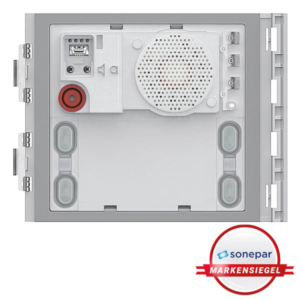 BTICINO - MS! Audio-Türlautsprecher-Modul PLUS mit 4 Ruftasten für Türstation SFERA