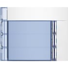 BTICINO - Frontblende Ruftastmodul 3Rt Allwhite
