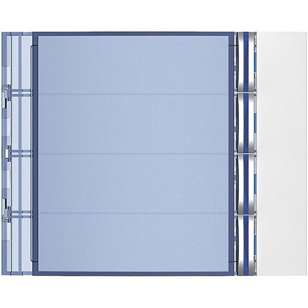 BTICINO - Frontblende Ruftastmodul 4Rt Allwhite