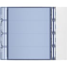 BTICINO - Frontblende Ruftastmodul 4Rt Allwhite