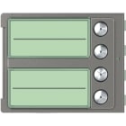 BTICINO - Frontblende Ruftastmodul 4Rt Robur