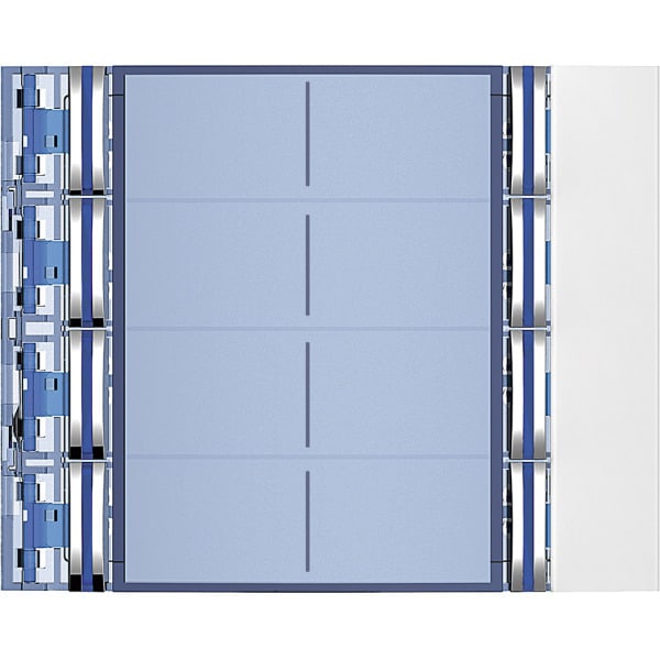 BTICINO - Frontblende Ruftastmodul 8Rt-D Allwhite