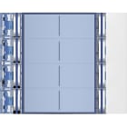 BTICINO - Frontblende Ruftastmodul 8Rt-D Allwhite