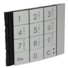 BTICINO - Frontblende Zehnertastatur Allmetall
