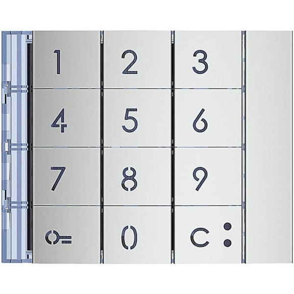 BTICINO - Frontblende Zehnertastatur Allmetall