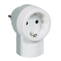 LEGRAND - Stecker mit Steckdose Farbe: Ultraweiß