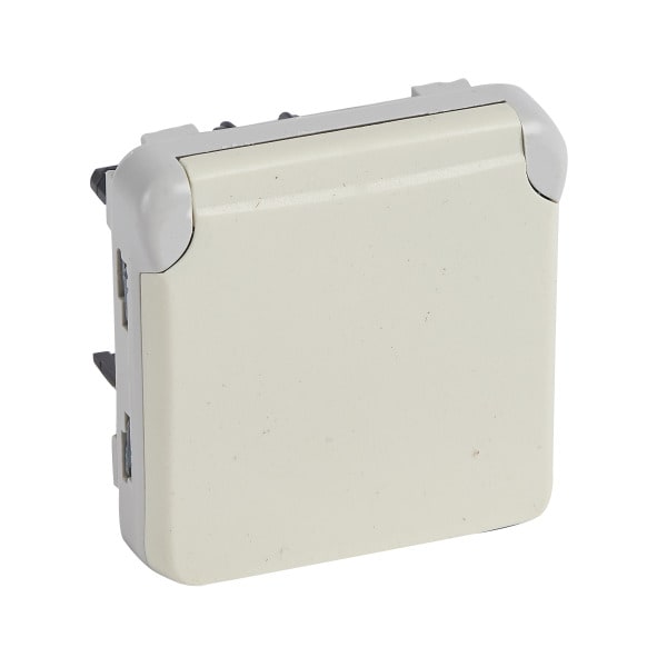 LEGRAND - Plexo Classic Steckdose (SL) 1-fach IP44 Feuchtraum Modular Plexo 55 weiß