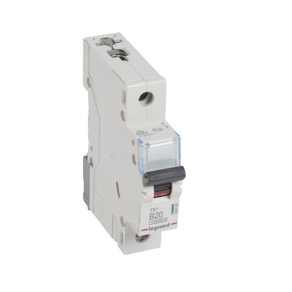 LEGRAND - TX3 Leitungsschutzschalter B-Charakteristik, 20A, 1-polig, 10kA,230/400VAC, 1TE