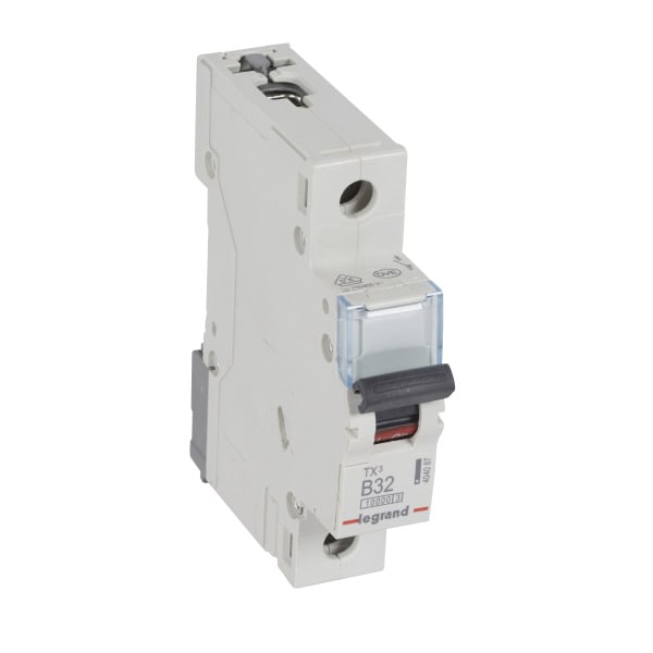 LEGRAND - TX3 Leitungsschutzschalter B-Charakteristik, 32A, 1-polig, 10kA,230/400VAC, 1TE