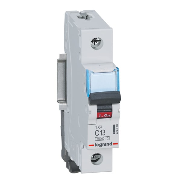 LEGRAND - TX3 Leitungsschutzschalter C-Charakteristik, 13A, 1-polig, 10kA,230/400VAC, 1TE