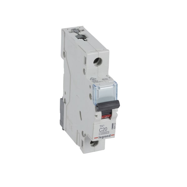 LEGRAND - TX3 Leitungsschutzschalter C-Charakteristik, 20A, 1-polig, 10kA,230/400VAC, 1TE