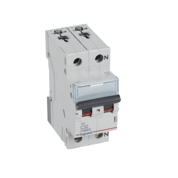 LEGRAND - TX3 Leitungsschutzschalter C-Charakteristik, 32A,1-polig+N, 10kA, 230VAC, 2TE