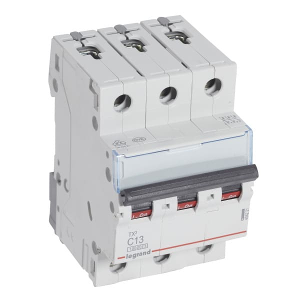 LEGRAND - TX3 Leitungsschutzschalter C-Charakteristik, 13A, 3-polig, 10kA, 400VAC, 3TE