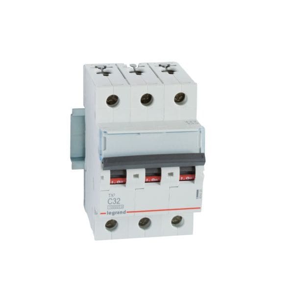 LEGRAND - TX3 Leitungsschutzschalter C-Charakteristik, 32A, 3-polig, 10kA, 400VAC, 3TE
