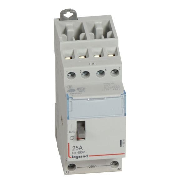 LEGRAND - CX3 Schütz 230V 25A, 4 Schliesser, mit Handschalter