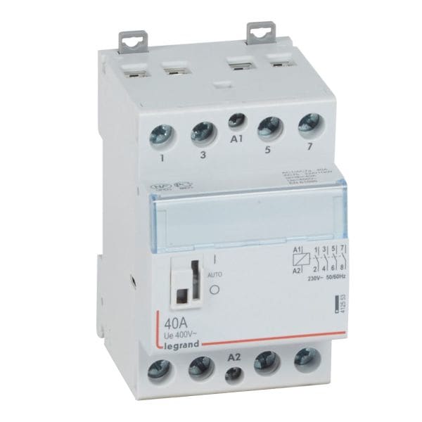 LEGRAND - CX3 Schütz 230V 40A, 4 Schliesser, mit Handschalter