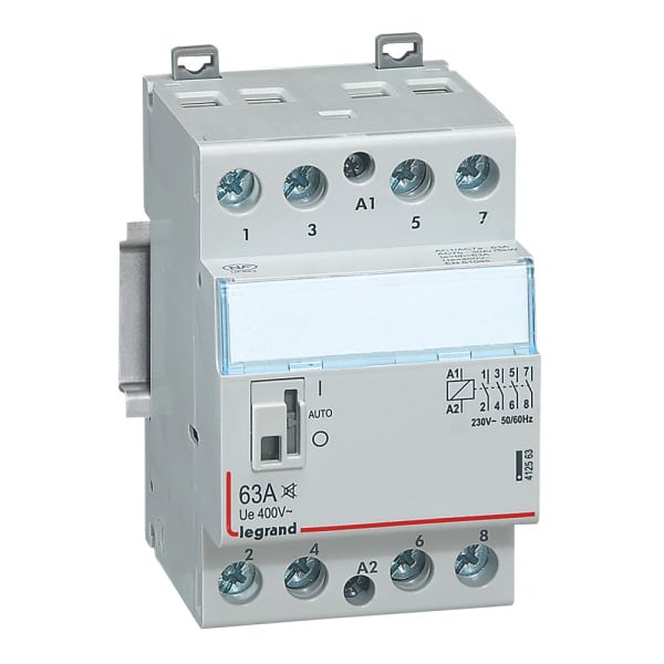 LEGRAND - CX3 Schütz Brummfrei, 230V 63A 4 Schliesser, mit Handschalter