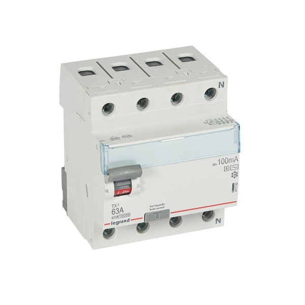 LEGRAND - TX3 FI 63A 4P 100MA AC-S
