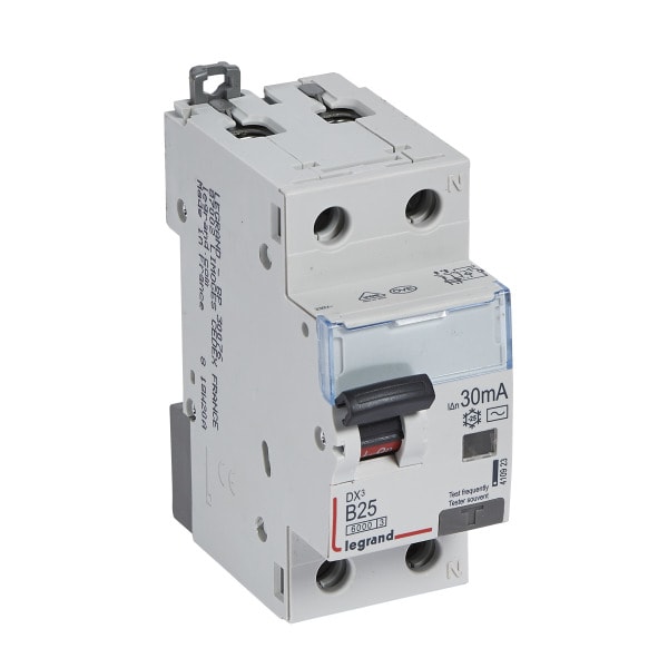 LEGRAND - DX3 FILS B25A 1P+N 6KA 30MA AC