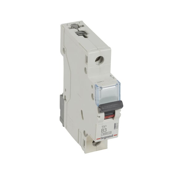 LEGRAND - TX3 Leitungsschutzschalter B-Charakteristik, 3A, 1-polig, 6kA, 230/400VAC, 1TE
