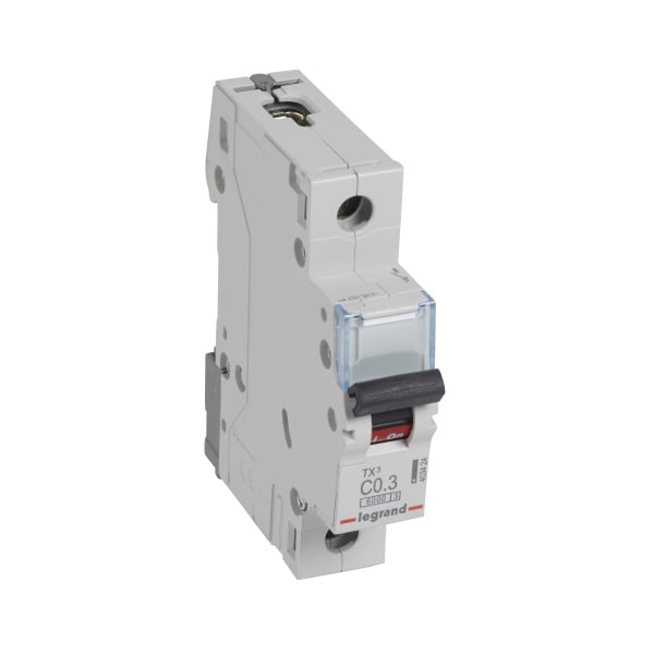 LEGRAND - TX3 Leitungsschutzschalter C-Charakteristik, 0,3A, 1-polig, 6kA, 230/400VAC, 1TE