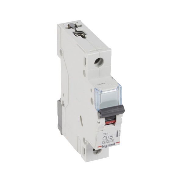 LEGRAND - TX3 Leitungsschutzschalter C-Charakteristik, 0,5A, 1-polig, 6kA, 230/400VAC, 1TE