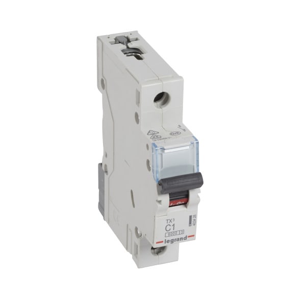 LEGRAND - TX3 Leitungsschutzschalter C-Charakteristik, 1A, 1-polig, 6kA, 230/400VAC, 1TE