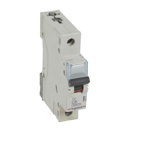 LEGRAND - TX3 Leitungsschutzschalter C-Charakteristik, 8A, 1-polig, 6kA, 230/400VAC, 1TE