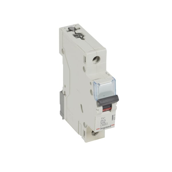 LEGRAND - TX3 Leitungsschutzschalter D-Charakteristik, 2A, 1-polig, 6kA, 230/400VAC, 1TE