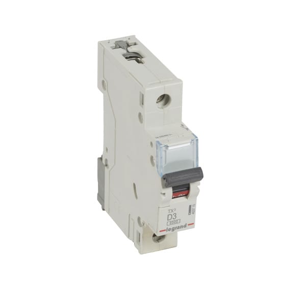 LEGRAND - TX3 Leitungsschutzschalter D-Charakteristik, 3A, 1-polig, 6kA, 230/400VAC, 1TE