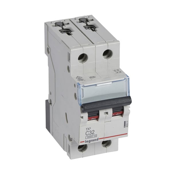 LEGRAND - TX3 Leitungsschutzschalter C-Charakteristik, 32A, 2-polig, 6kA, 400VAC, 2TE