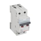 LEGRAND - TX3 Leitungsschutzschalter D-Charakteristik, 0,5A, 2-polig, 6kA, 400VAC, 2TE