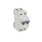 LEGRAND - TX3 Leitungsschutzschalter D-Charakteristik, 1A, 2-polig, 6kA, 400VAC, 2TE
