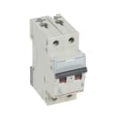 LEGRAND - TX3 Leitungsschutzschalter D-Charakteristik, 2A, 2-polig, 6kA, 400VAC, 2TE