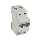 LEGRAND - TX3 Leitungsschutzschalter D-Charakteristik, 4A, 2-polig, 6kA, 400VAC, 2TE