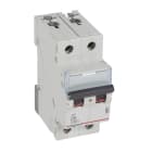 LEGRAND - TX3 Leitungsschutzschalter D-Charakteristik, 6A, 2-polig, 6kA, 400VAC, 2TE
