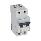 LEGRAND - TX3 Leitungsschutzschalter D-Charakteristik, 40A, 2-polig, 6kA, 400VAC, 2TE