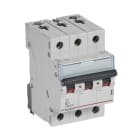 LEGRAND - TX3 Leitungsschutzschalter B-Charakteristik, 3A, 3-polig, 6kA, 400VAC, 3TE